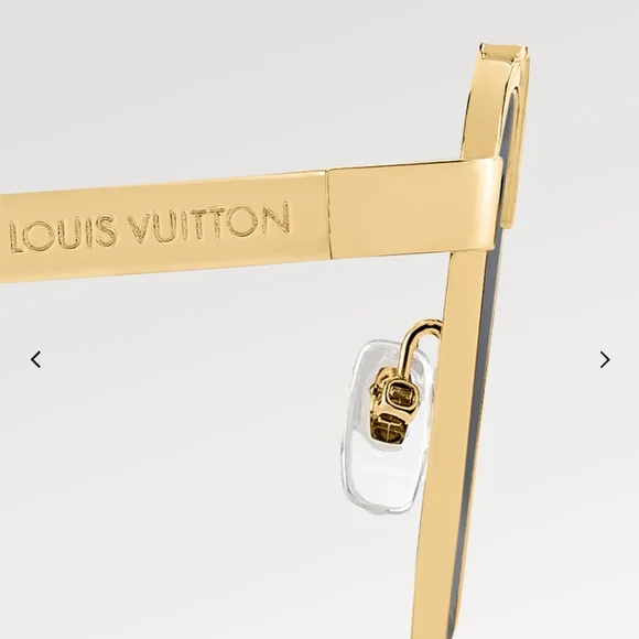 LOUIS VUITTON1.1 Evidence Metal Square SunglassesColors: Gold